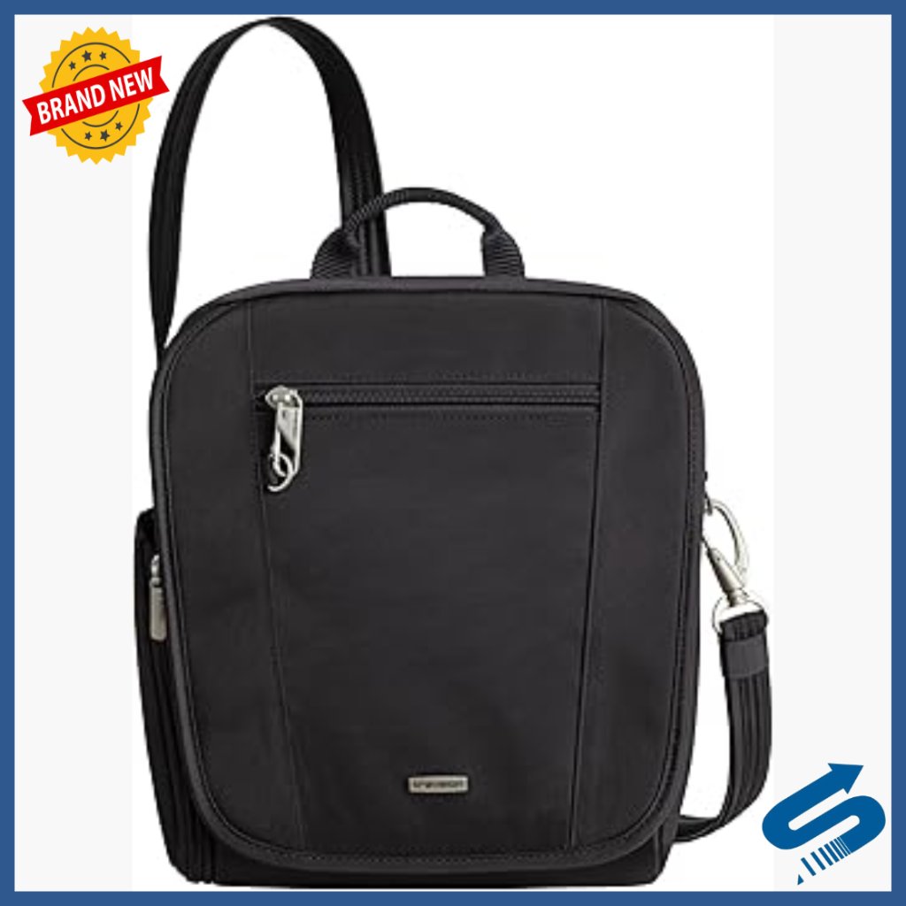 Anti-Theft Crossbody Travel Bag With Rfid Protection, 5-Point Security